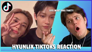 Gay Guy Reacts to Funny & SUS HYUNLIX TikToks! (Hyunjin and Felix Stray Kids)