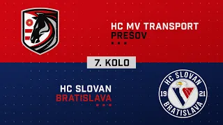 7.kolo HC MV Transport Prešov - HC Slovan Bratislava HIGHLIGHTS