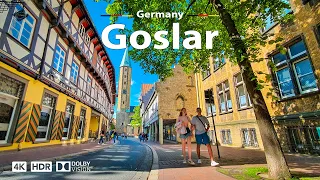 Goslar, Germany 🇩🇪 Summer Walking Tour, 2023 ☀️ 4K 60fps HDR | A Fairytale Town on Earth