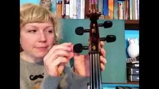 How to tune a cello with the pegs