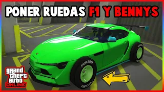 COMO MODEAR CAR TO CAR MASIVO Y FACIL EN GTA V ONLINE - PONER RUEDAS DE F1 Y BENNYS XBOX-PS4-PS5
