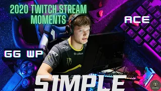 S1MPLE 2020 IN 30 MIN TWITCH STREAM HIGHLIGHTS  | CSGO