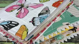 How To Make A Soft Cover | Fabric Cover For A Junk Journal