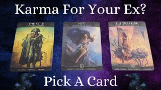 Pick A Card 🐦‍⬛Karma For Your Ex? Their Karma For Hurting You 🐦‍⬛Tarot Reading