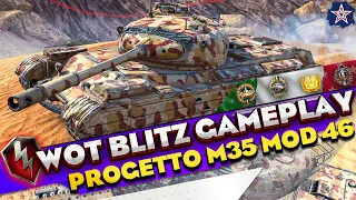 Progetto M35 wot blitz | wot blitz replays | wotb Progetto M35 | Progetto M35 mod 46