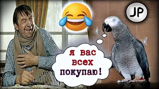 ✅ ГОВОРЯЩИЙ ПОПУГАЙ РАССУЖДАЕТ О ЖИЗНИ ГОЛОСОМ ВИЦИНА 🐦🤗 ЖАКО ПЕТРУНЯ