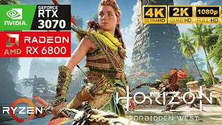 Horizon Forbidden West - RTX 3070 - RX 6800 | Ultra Settings