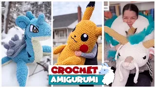 Crochet JUMBO PLUSHIES Ideas, Crochet GIANT AMIGURUMI  - TikTok Compilation 195 | @anea_design_studio