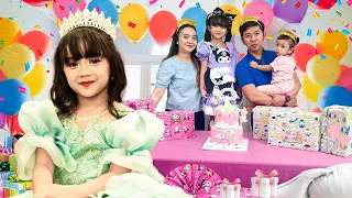 KOMPILASI 1 JAM !! ULANG TAHUN KE 7 SAMANTHA JADI PRINCESS KUROMI CINNAMOROLL SANRIO