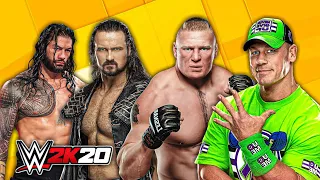 John Cena Vs Brock Lesnar | Roman Reigns Vs Drew McIntyre | Wwe 2k20 full Match 2021