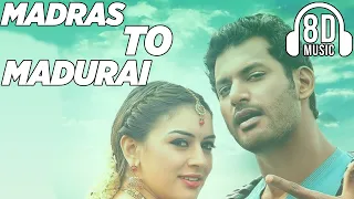 Madras To Madurai 8D Song | Aambala | Vishal  | Hip Hop Tamizha | Tamil song | Must use headphones