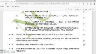 Basic excel calculations - LO NCV L2 - NJ Mtshali