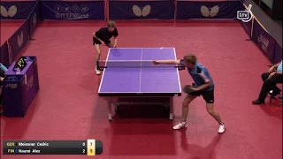 Cedric Meissner (GER) vs Alex Naumi (FIN) | U21 R64 | 2020 ITTF Portugal Open