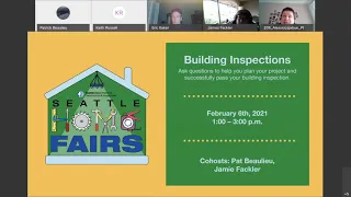 Building Inspections Q&A Seattle Home Fair Session February 6 2021