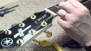 Change Strings on a Gibson Type Guitar Part 1 Billy Penn 300guitars.com