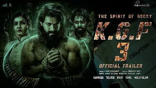 KGF CHAPTER 3 Official Trailer | Yash | Prabhas | Prasanth Neel | Vijay Kirangandur | KGF 3 Trailer