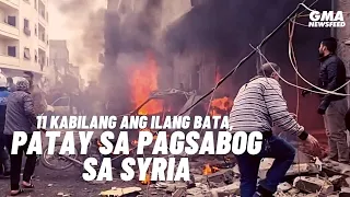 11 kabilang ang ilang bata, patay sa pagsabog sa Syria | GMA News Feed