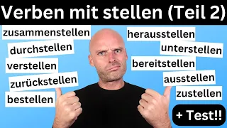 💥Sofort besser sprechen: 'stellen'-Verben, die jeder kennen muss 💥