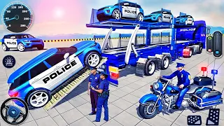 Jogo de Carro Caminhões - Transporte de Carros da Polícia