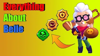 Belle explained : Star power, gadget, mechanics, winning losing animations, voice lines brawl stars