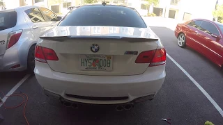 Замена выхлопа BMW M3 e92 Remus exhaust USA