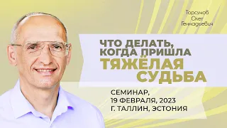 2023.02.19 — Что делать, когда пришла тяжёлая судьба. Семинар Торсунова О. Г. в Таллине, Эстония