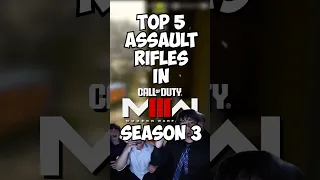 TOP 5 ARs in MW3 SEASON 3! | Call of Duty Shorts