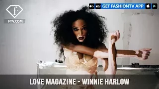 Winnie Harlow LOVE Magazine #LOVEADVENT17 DAY 15 Stretching  by Phil Poynter | FashionTV | FTV