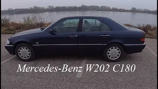 Mercedes-Benz W202 C180 1997 Highspeed and 0-100 km/h.