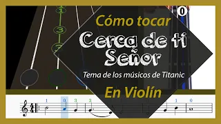 Cómo tocar "Cerca de ti Señor" en Violín | Play along