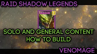 HOW TO Build VENOMAGE For SOLO Content | RAID: Shadow Legends
