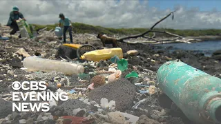 Plastic waste turns Hawaii's Kamilo Point into "trash beach"