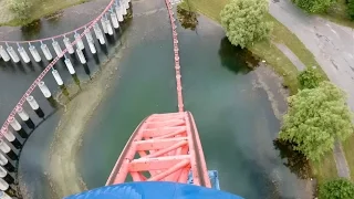 Ride of Steel Front Seat POV 2016 FULL HD Darien Lake