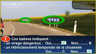 Code de la route 👍 2024🕗 @Code de la route 🇫🇷 Sérié #7 Q 01 à 40 Panneaux de signalisation