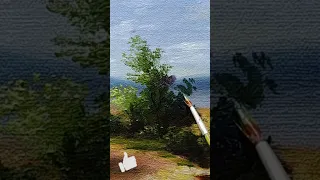 Oil Painting Landscape 11 By Yasser Fayad shorts#