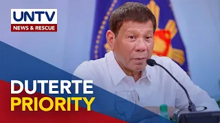 COVID-19 pandemic response, priyoridad pa rin ng Duterte admin