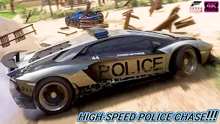 Porsche 918 Spyder vs Lamborghini Aventador | Police chase | Forza Horizon 5 | Gameplay 4k video