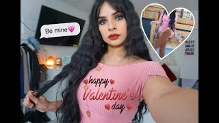 VALENTINE'S DAY GRWM: OUTFIT, HAIR + MAKEUP!!! 2020