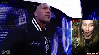 WWE Raw 10/6/14 THE ROCK RETURNS interrupts RUSEV Live Commentary