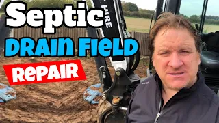 how to fix your septic tank drain field