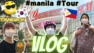 Koreans Philippines Mall tour | Robinson place manila | #malate #jollibee #pandaexpress (ENG SUB)