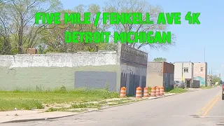 5 Mile Road/Fenkell Ave, Detroit, Michigan 4K. From Hood to Country.