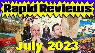 28 Board Game reviews! | Rapid Reviews July 2023