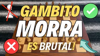 GANA 9/10 PARTIDAS con el GAMBITO MORRA😱💥