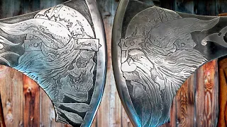 Restoration and customization.  How to make a Viking ax.  Style battle axe