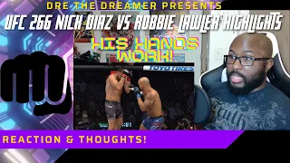 UFC 266: Nick Diaz vs Robbie Lawler Highlights Reaction