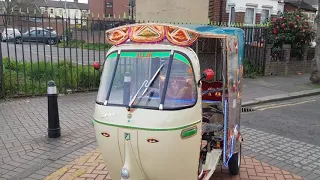 Vespa tuk tuk rickshaw