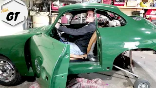 Porsche 356 Restoration From Steering Wheel to Wheels on the Ground.  YAY!