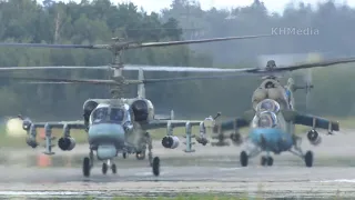 Mi-28 Ka-52 Mi-35 engine start, control hovering and departure