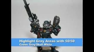 Warhammer 40k Painting Tutorial - How to Paint a Vindicare Assassin